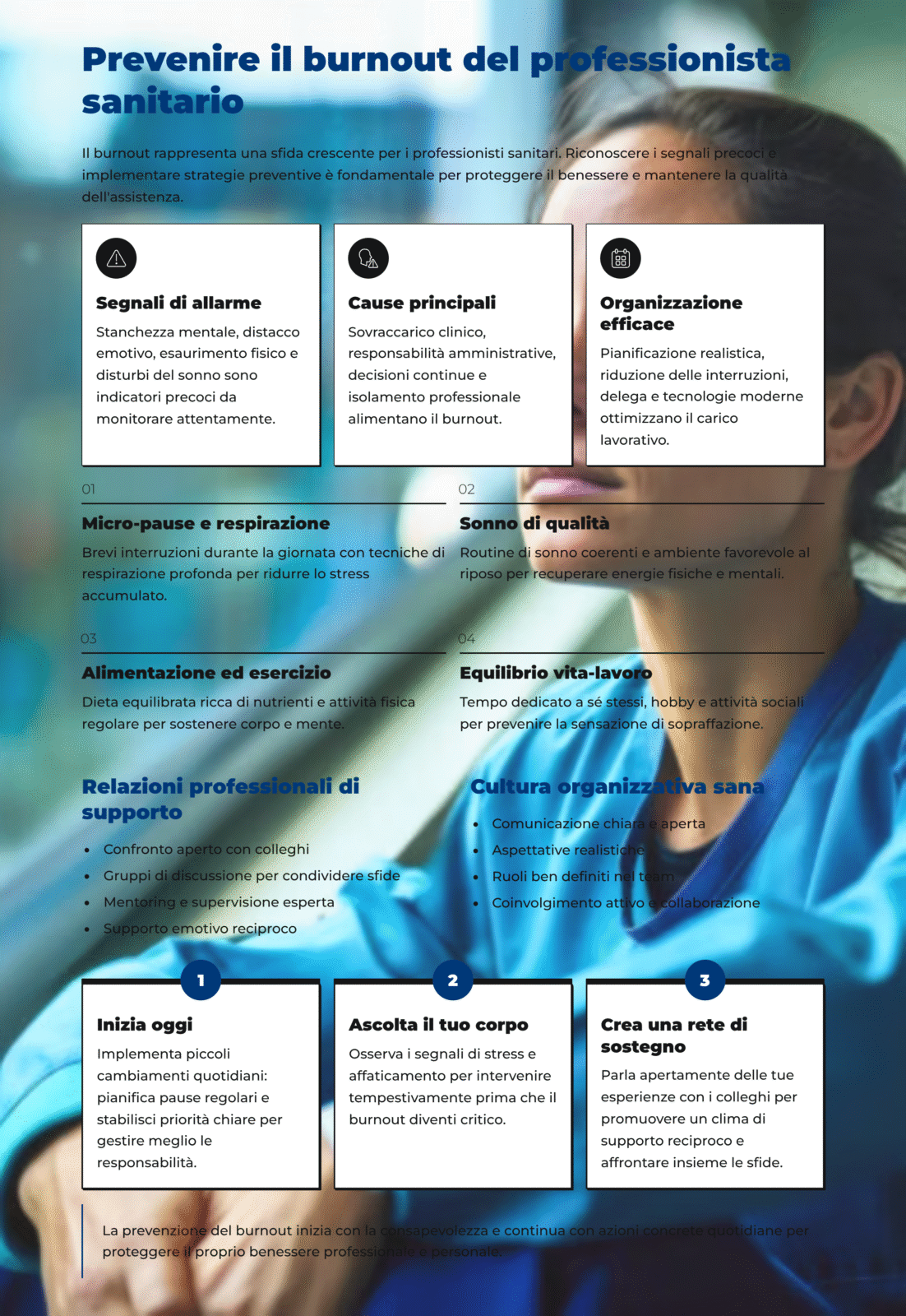 Copy Of Prevenire Il Burnout Del Professionista Sanitario Modello