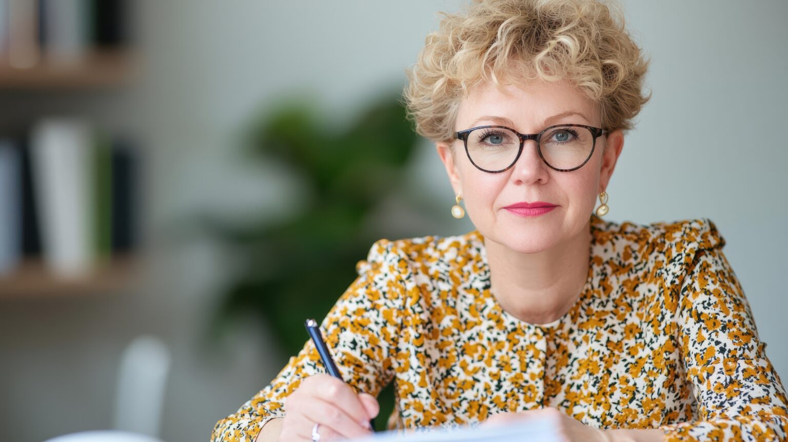 Ethics advisor reviewing patient protection documents in research study